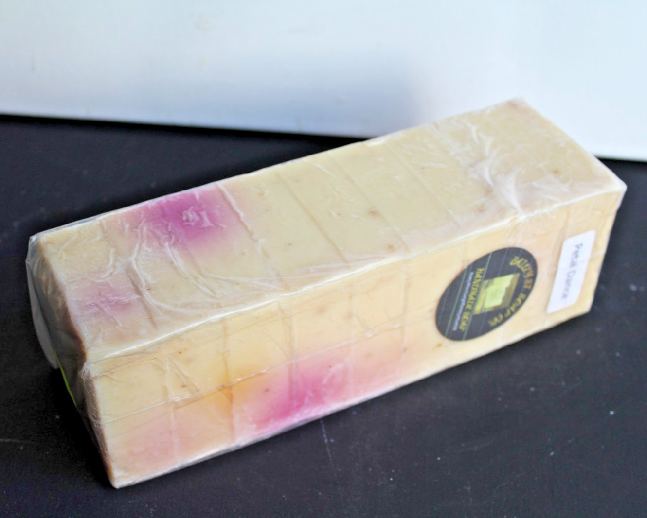 Petal Dance handmade soap loaf – precut 9 bars