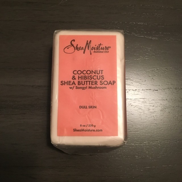 New Shea Moisture Coconut & Hibiscus Shea Butter Bar Soap 8 oz for Dull Skin