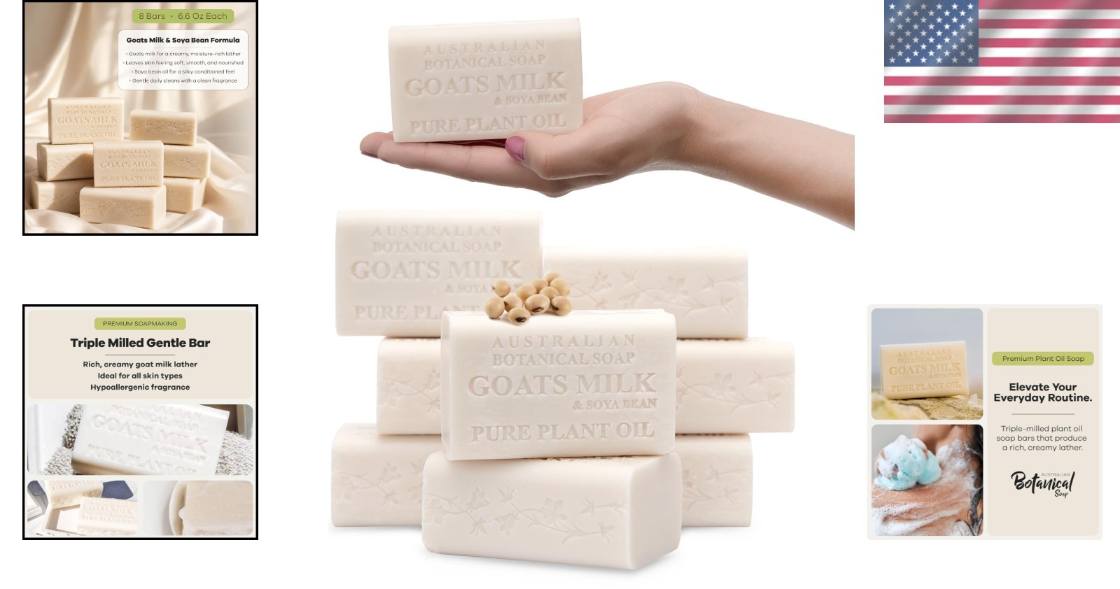 Soothing Goat Milk Soap with Organic Shea Butter