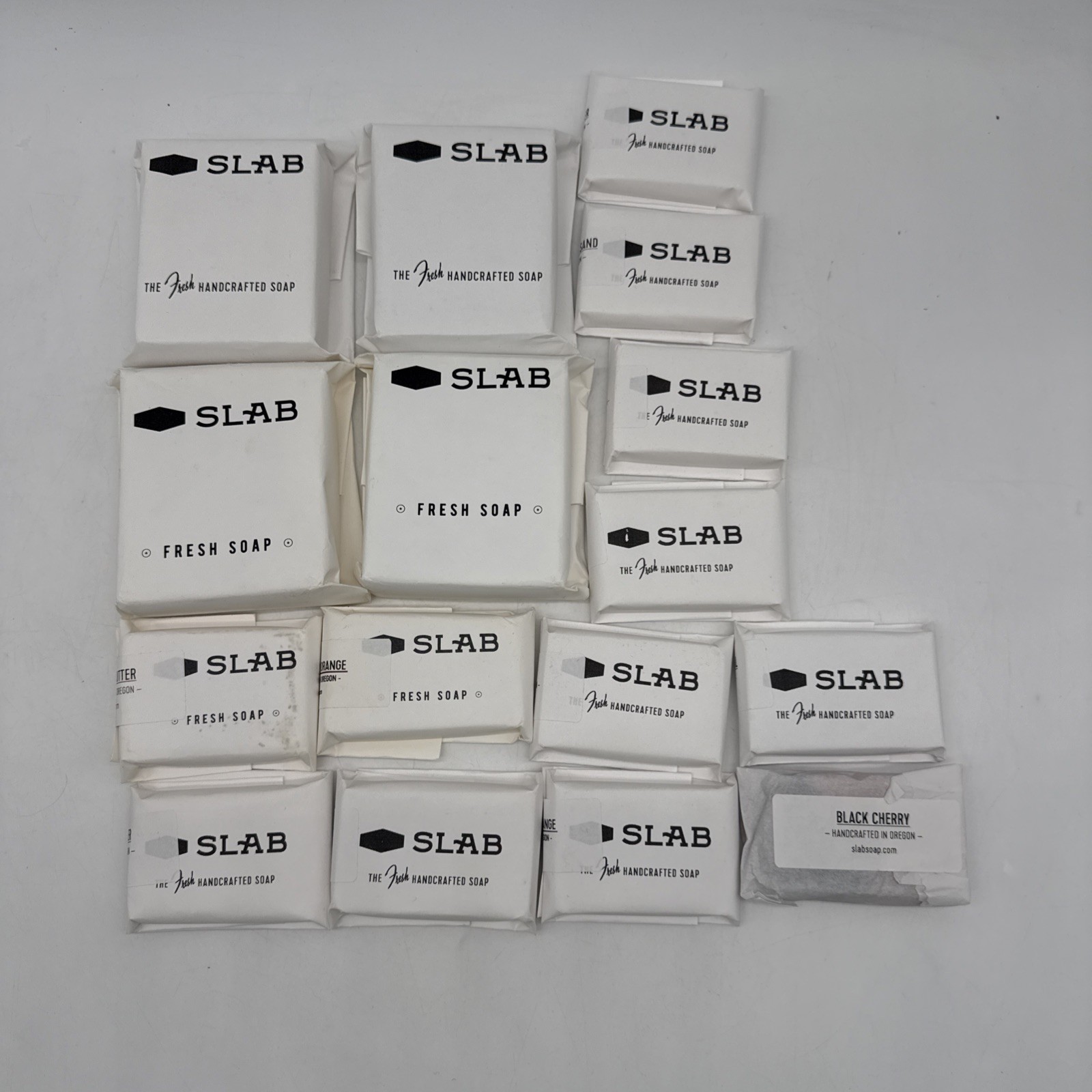 Slab Bar Soap Lot of 16 Bars (Various Sizes/Scents) — NEW