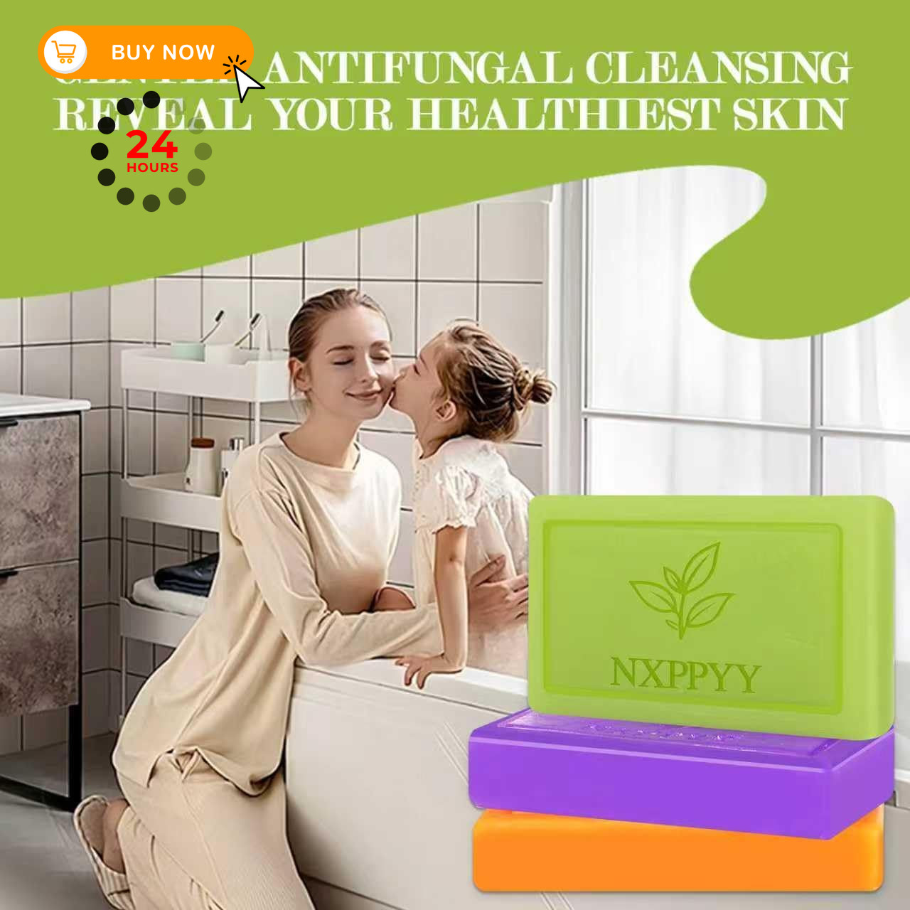 NXPPYY Antifungal Soap-Antibacterial Soap Bar with Tea 2.8 Ounce (Pack of 3)