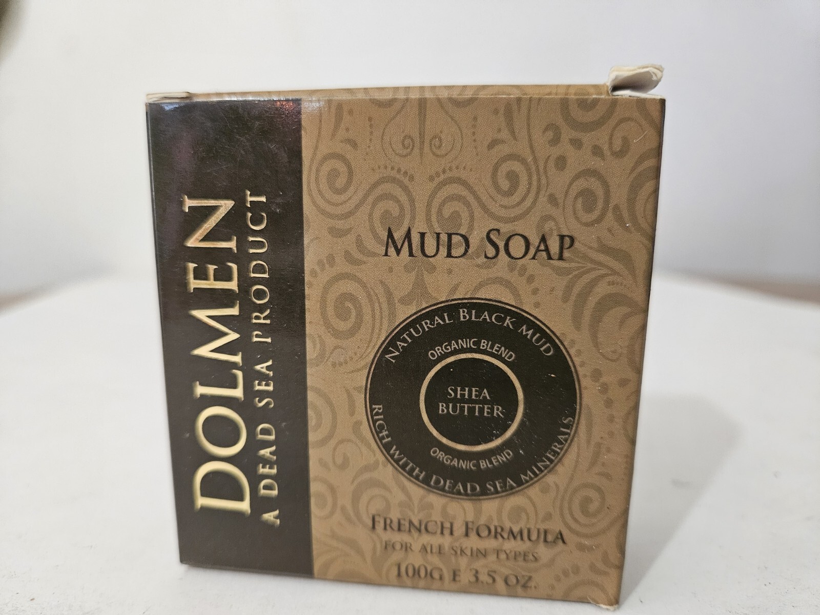 Dolmen Soap Dead SEA Product Mineral Mud Soap – 3.5 oz – New – Made in Jordan