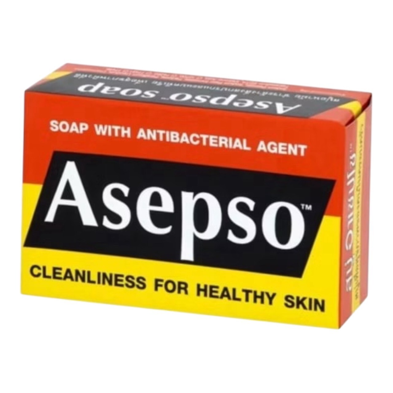 ASEPSO Antiseptic Soap Antibacterial Agent Healthy 80 grams x3