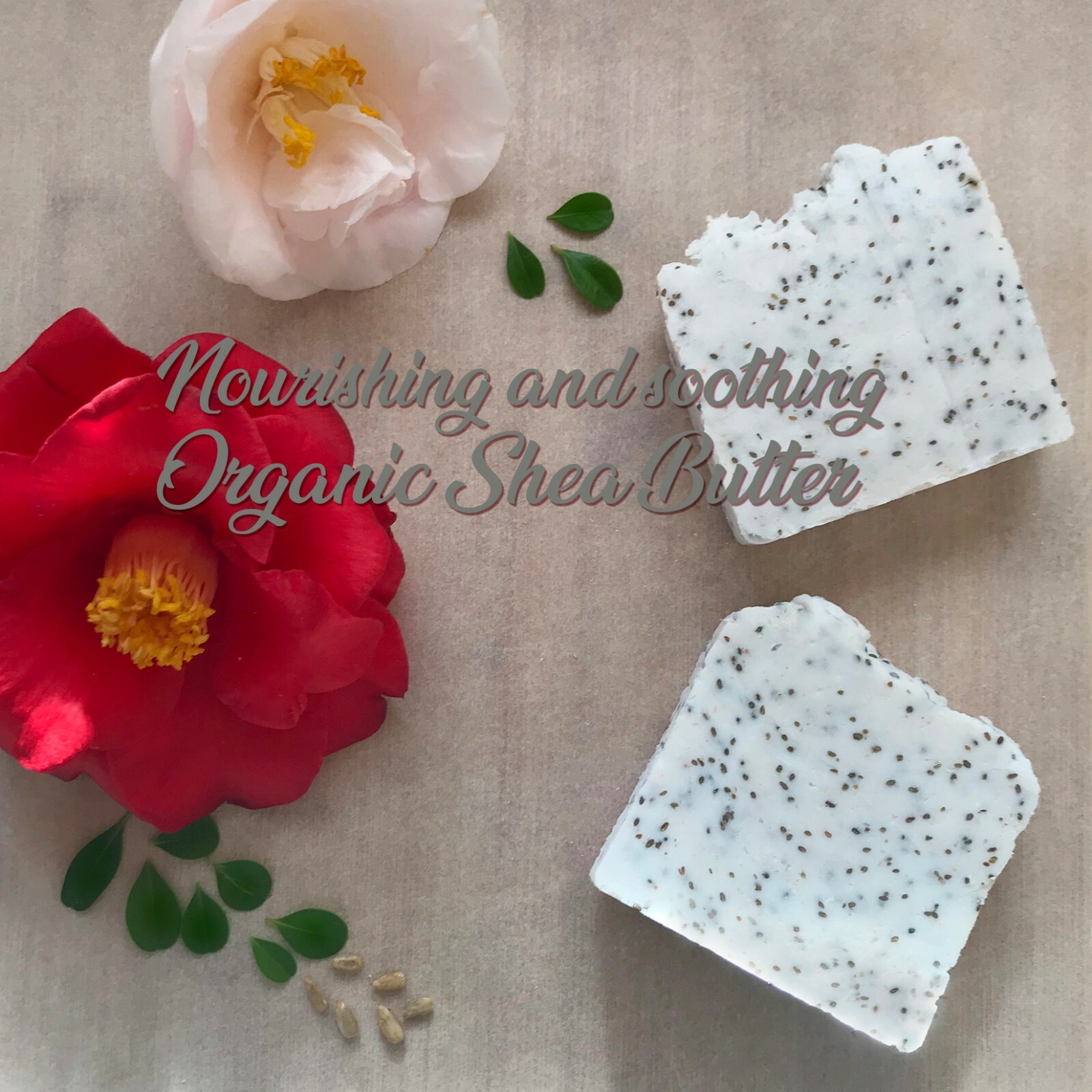 100% ORGANIC COCONUT OIL Exfoliating Body Bar – Black chia, Sugar, Salt_70 g