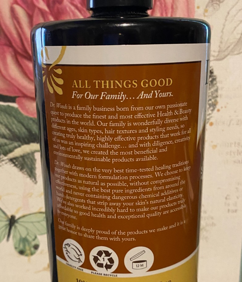 Dr Woods Almond Castile Soap 32 fl oz 946 ml 100% Vegan, Gluten & Cruelty-Free