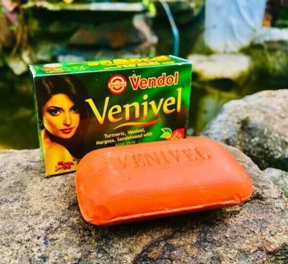 VENDOL VENIVEL Herbal – 80g Ayurvedic Beauty Soap Pure NATURAL From Sri Lanka