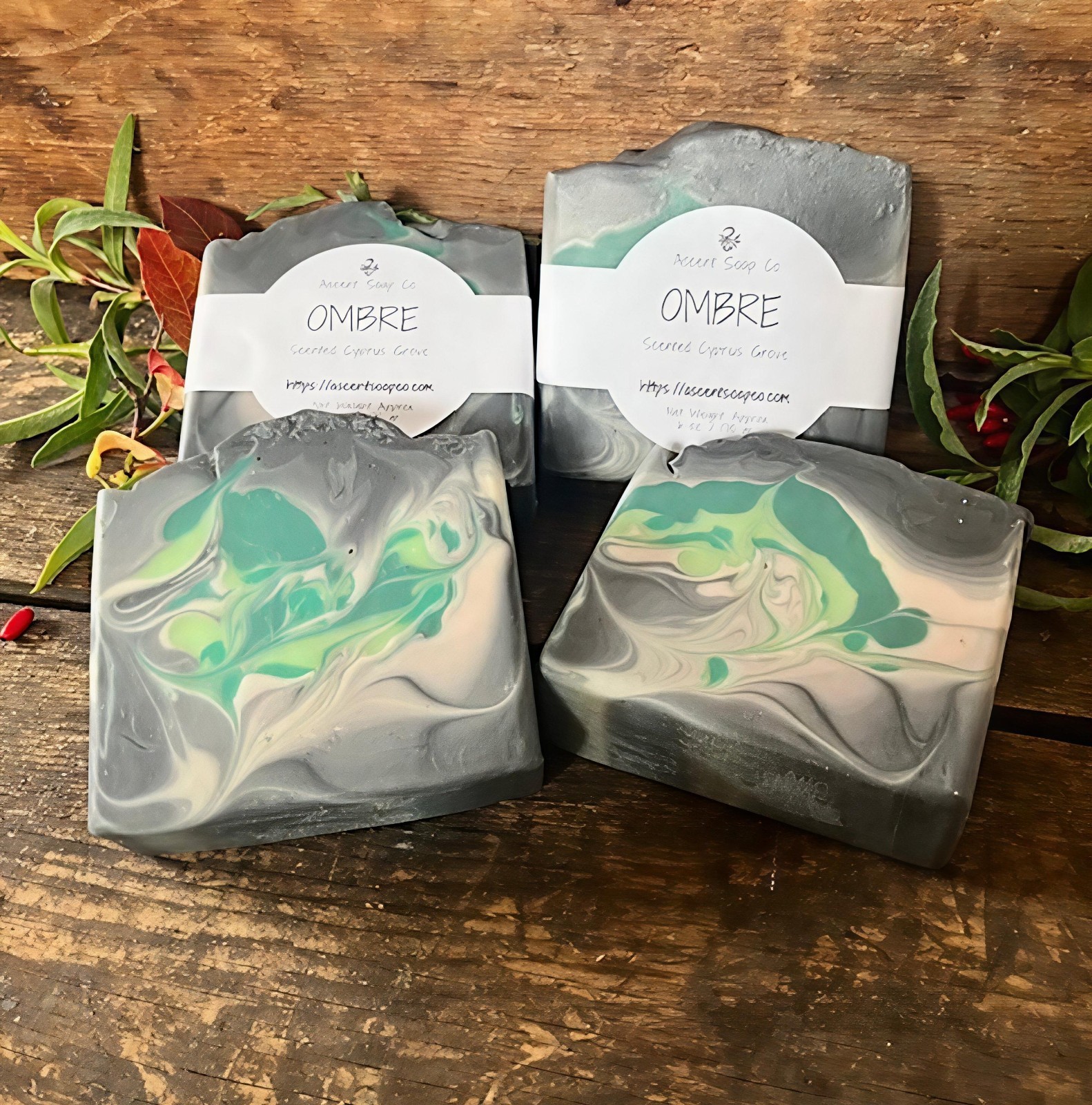 Ombre Handcrafted Artisan Soap from Ascent Soap Co.