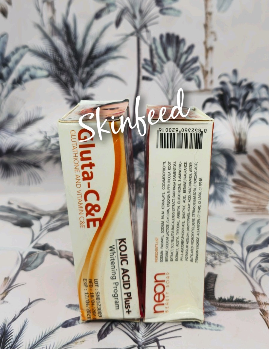 Neon Whitening Program Face & Body Bar Soap 135mg x2