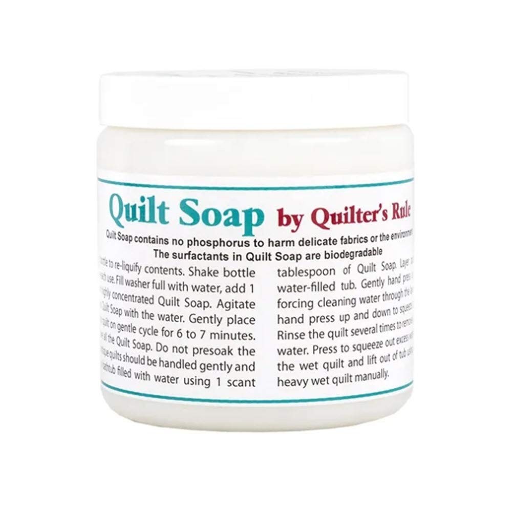 Quilter’s Rule Quilt Soap 8oz 1 Count (Pack of 1), White