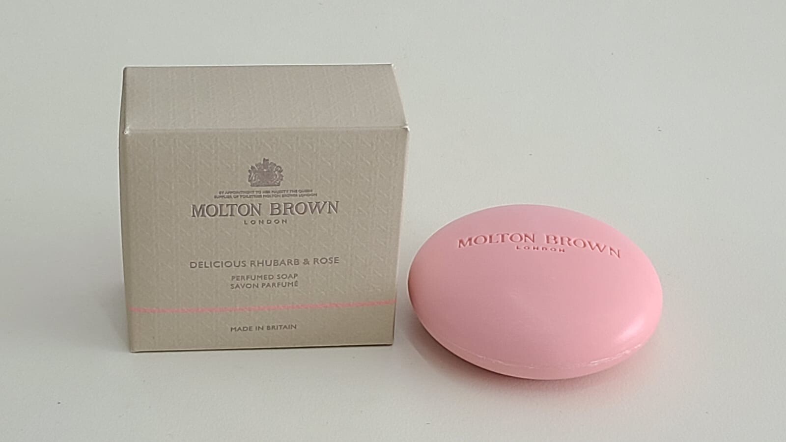 Molton Brown Delicious Rhubarb & Rose Perfumed Soap 5.29 oz