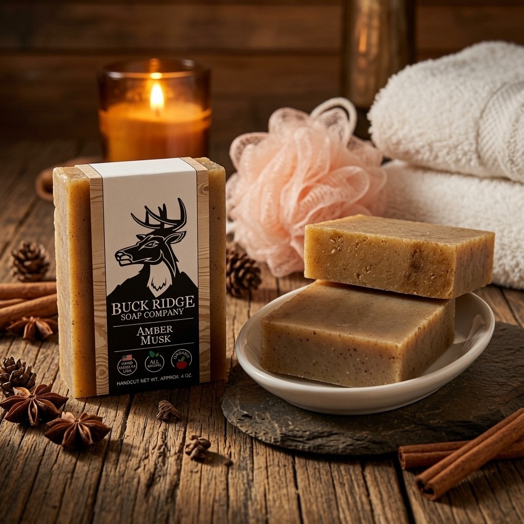 Amber Musk Handmade Soap