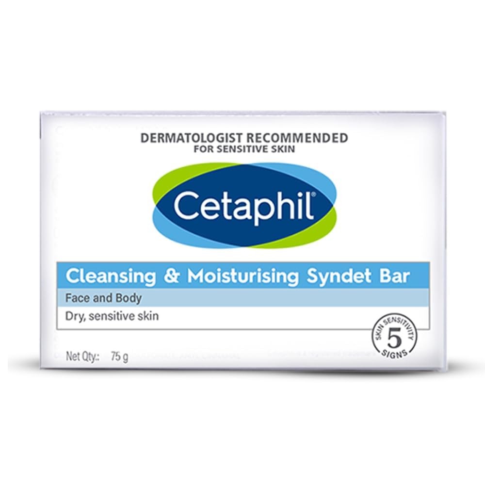 Cetaphil – Pack of 75gm Cleansing and Moisturising Syndet Bar
