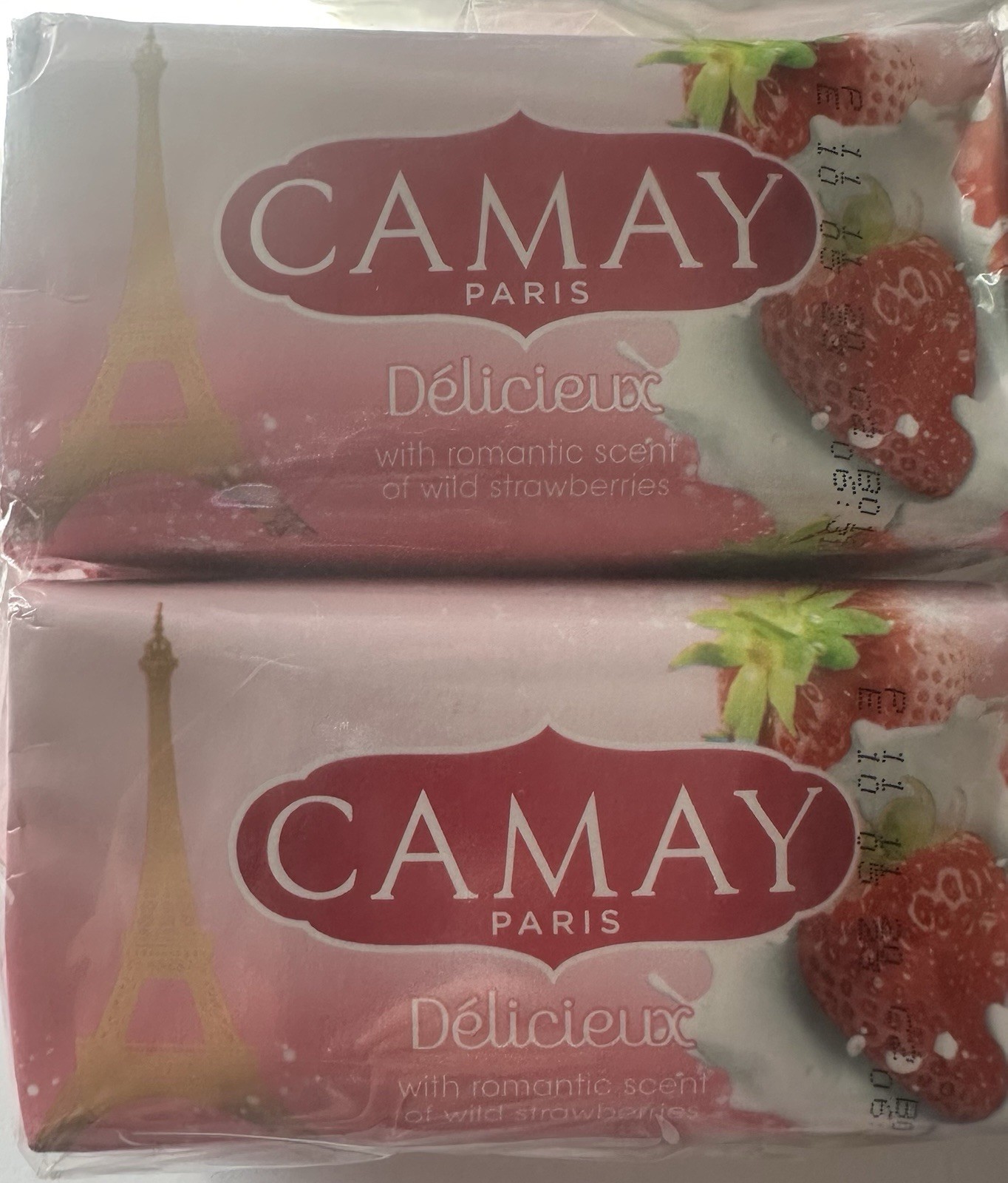 Camay Paris Beauty Soap Delicieux With A Romantic Scent & wild Strawberries 170g