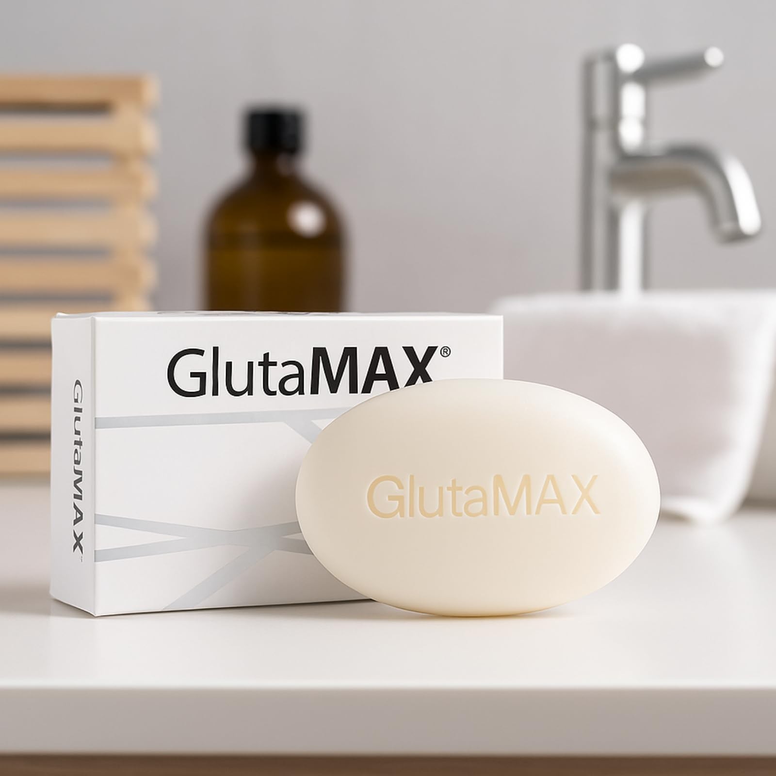 GlutaMAX Skin Tone Enhancing Soap, Smooth Glow Gentle Cleanser with Glutathione