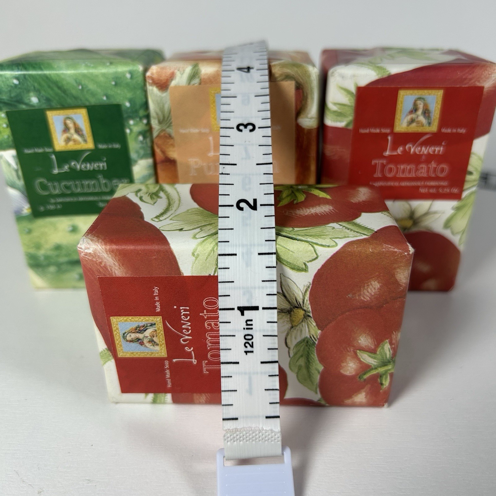 Le Veneri Italian Soap Bars 5.25 oz 5 Pieces ￼Vegetable Based Handmade Italy