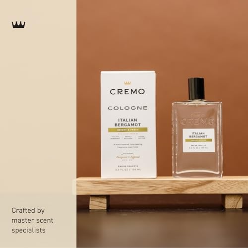 Cremo Cologne For Men – Italian Bergamot Mens Cologne Spray, A Combination of It
