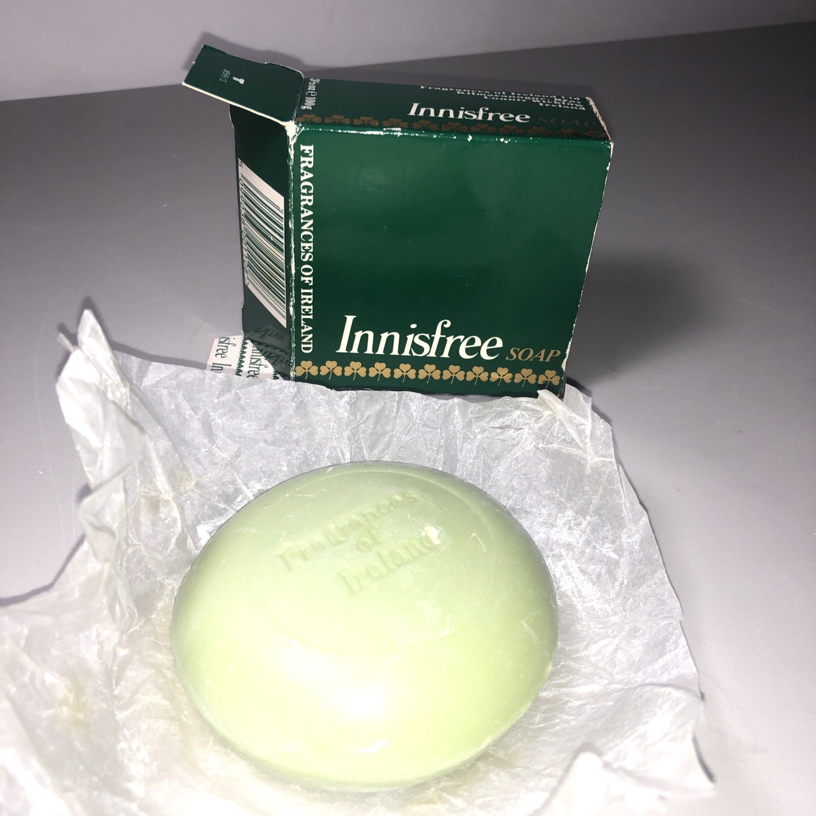 Innisfree Soap 3-1/2 Oz Fragrances of Ireland W/ Lanolin NOS Vintage