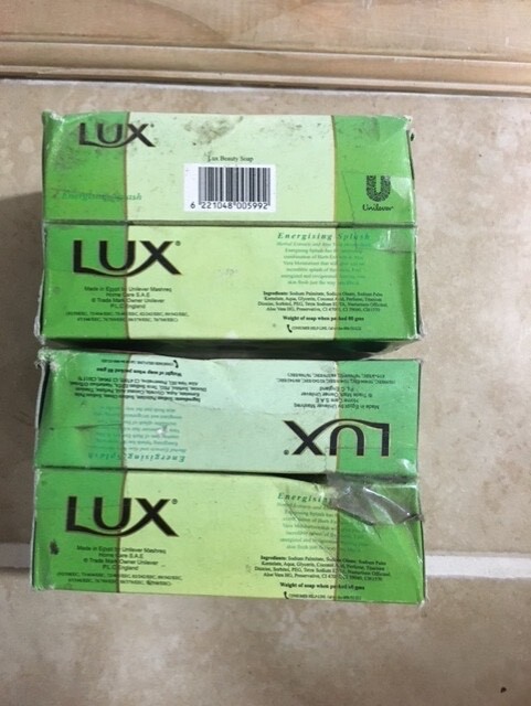RARE/HTF Lot Of 4 LUX ENERGIZING SPLASH ENERGISING Soap Bars New Sealed VINTAGE