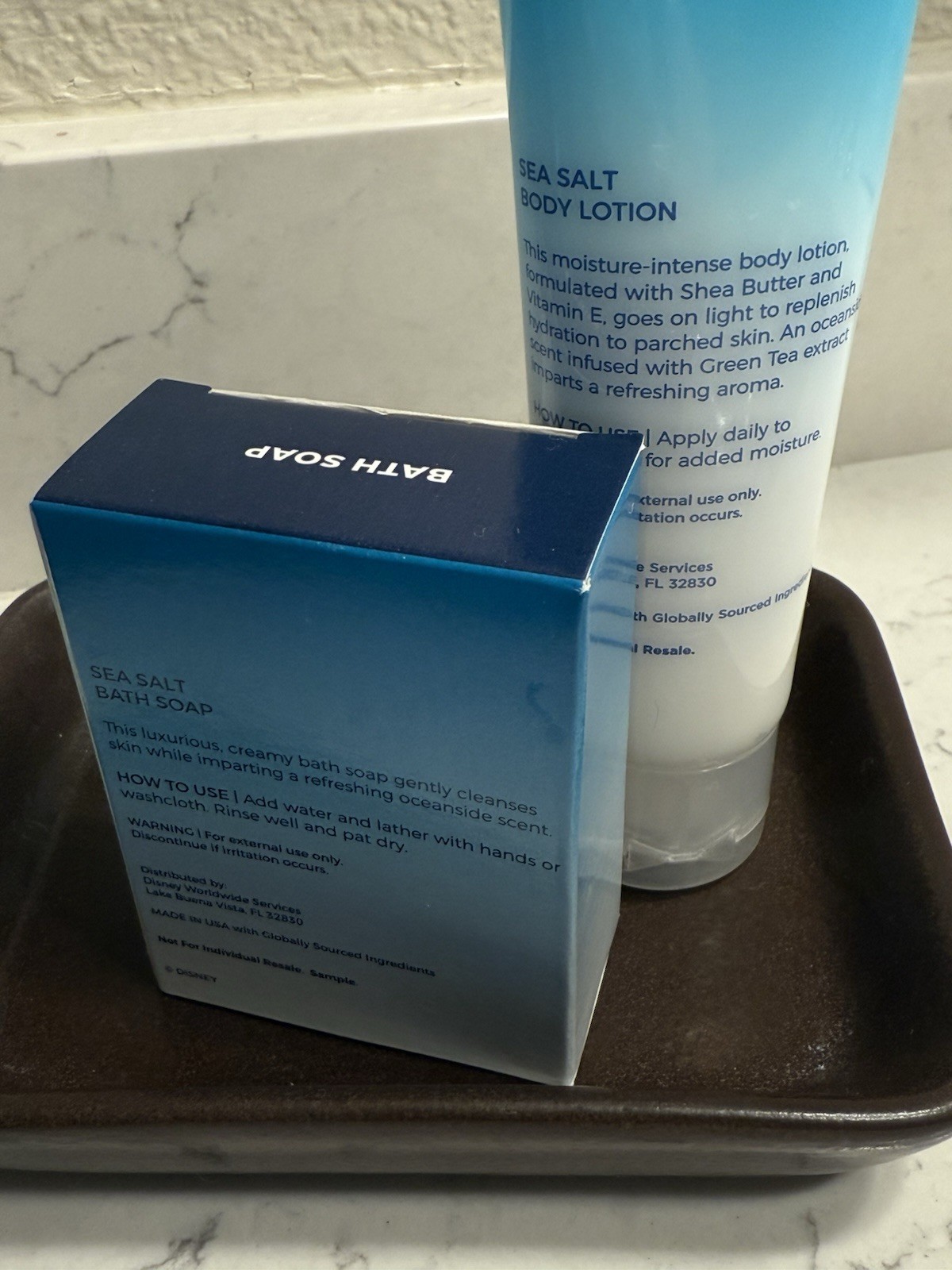 Disney Resorts Sea Salt Body Lotion & Bath Soap Set