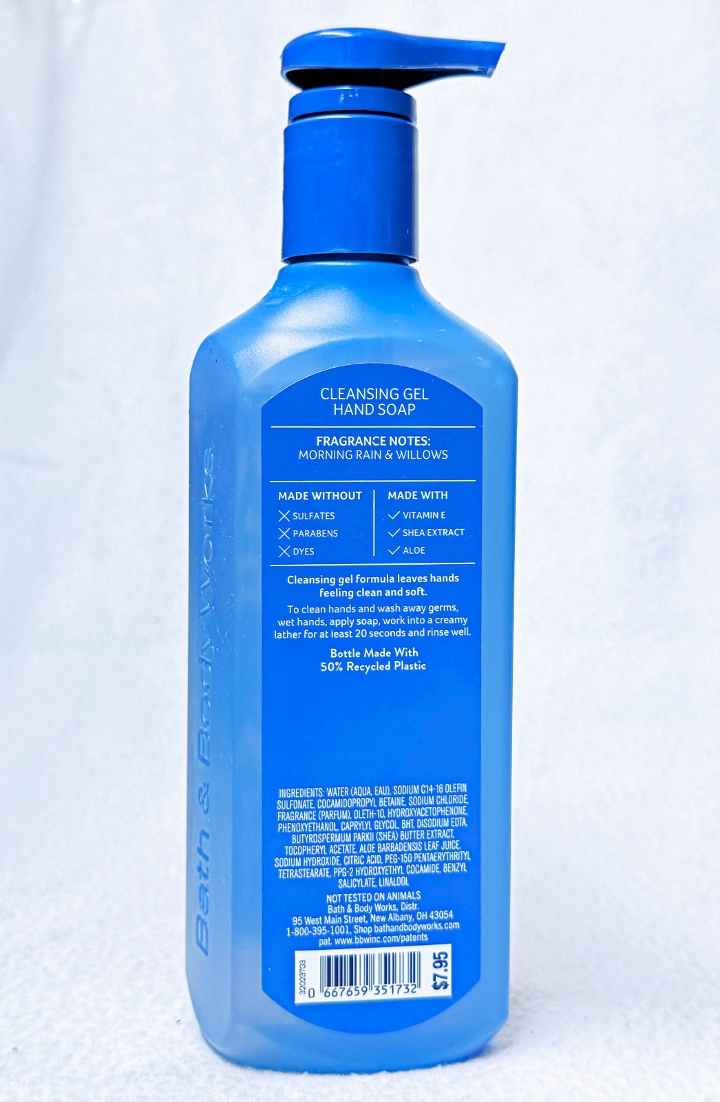1 Bath & Body Works RAINFALL Cleansing Gel Hand Soap 8.0 oz