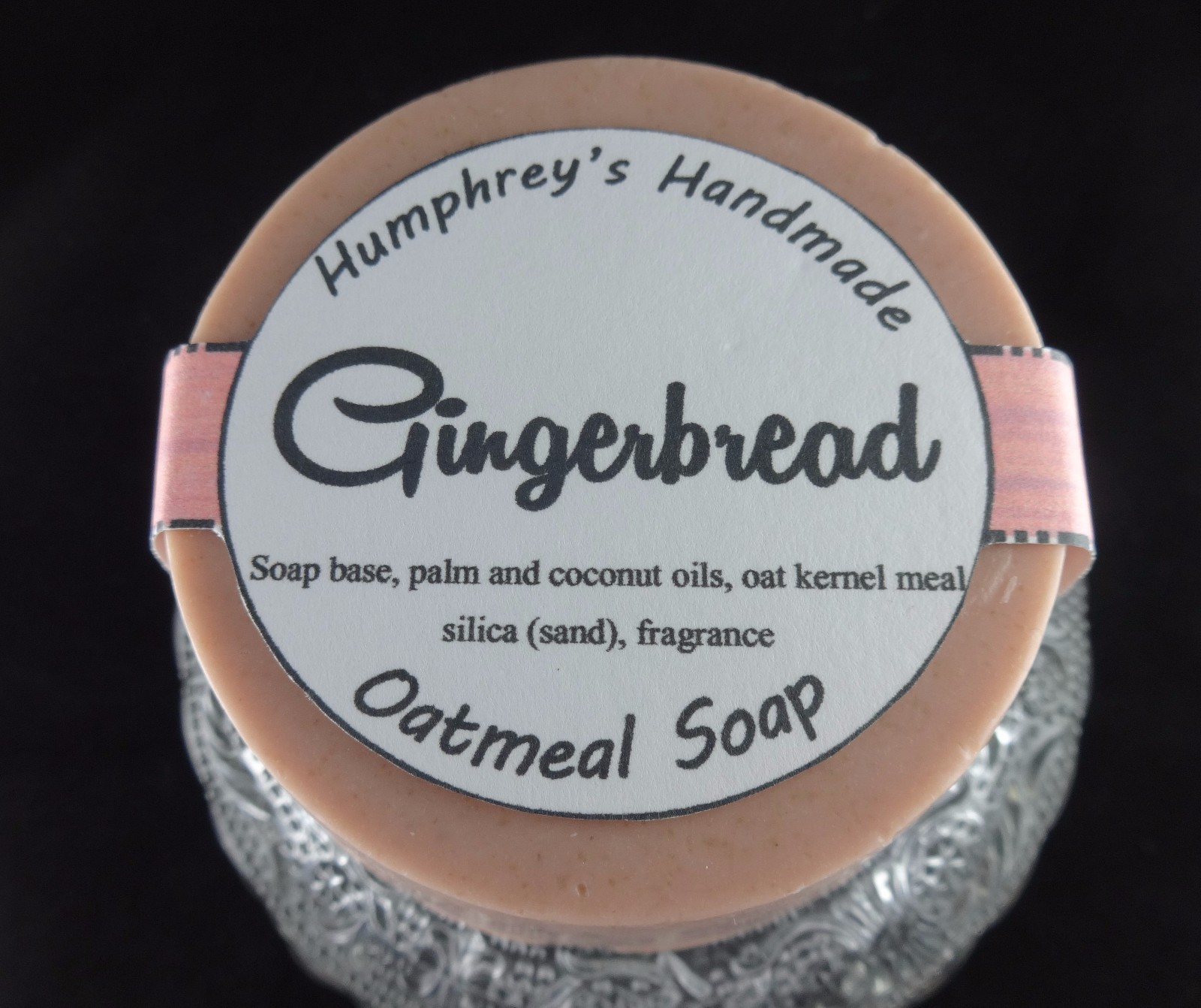 YOU CHOOSE SCENT Handmade Oatmeal Soap Puck, Exfoliating Moisturizing Mechanics