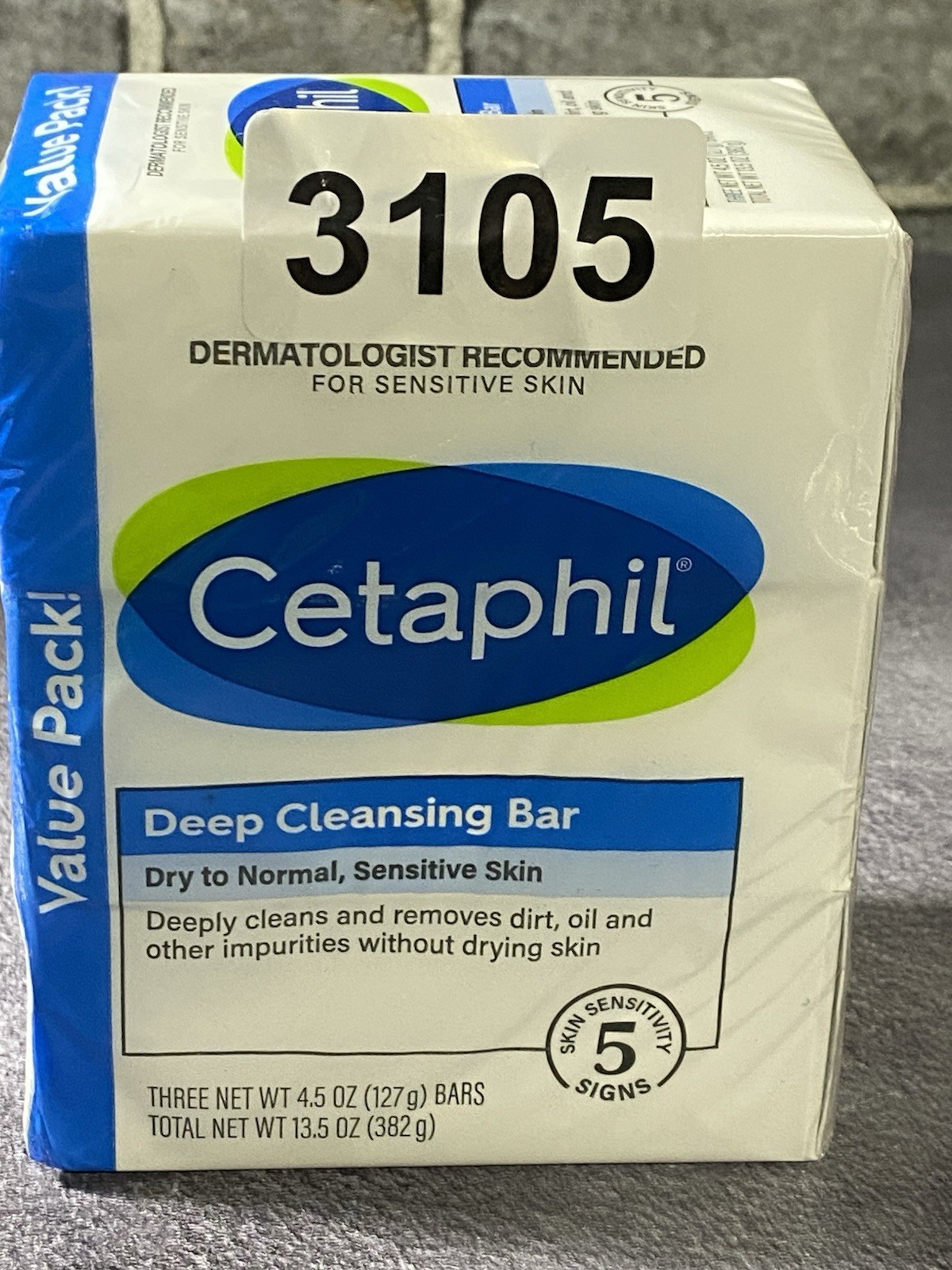 Cetaphil Deep Cleansing Bar – 3 Pack