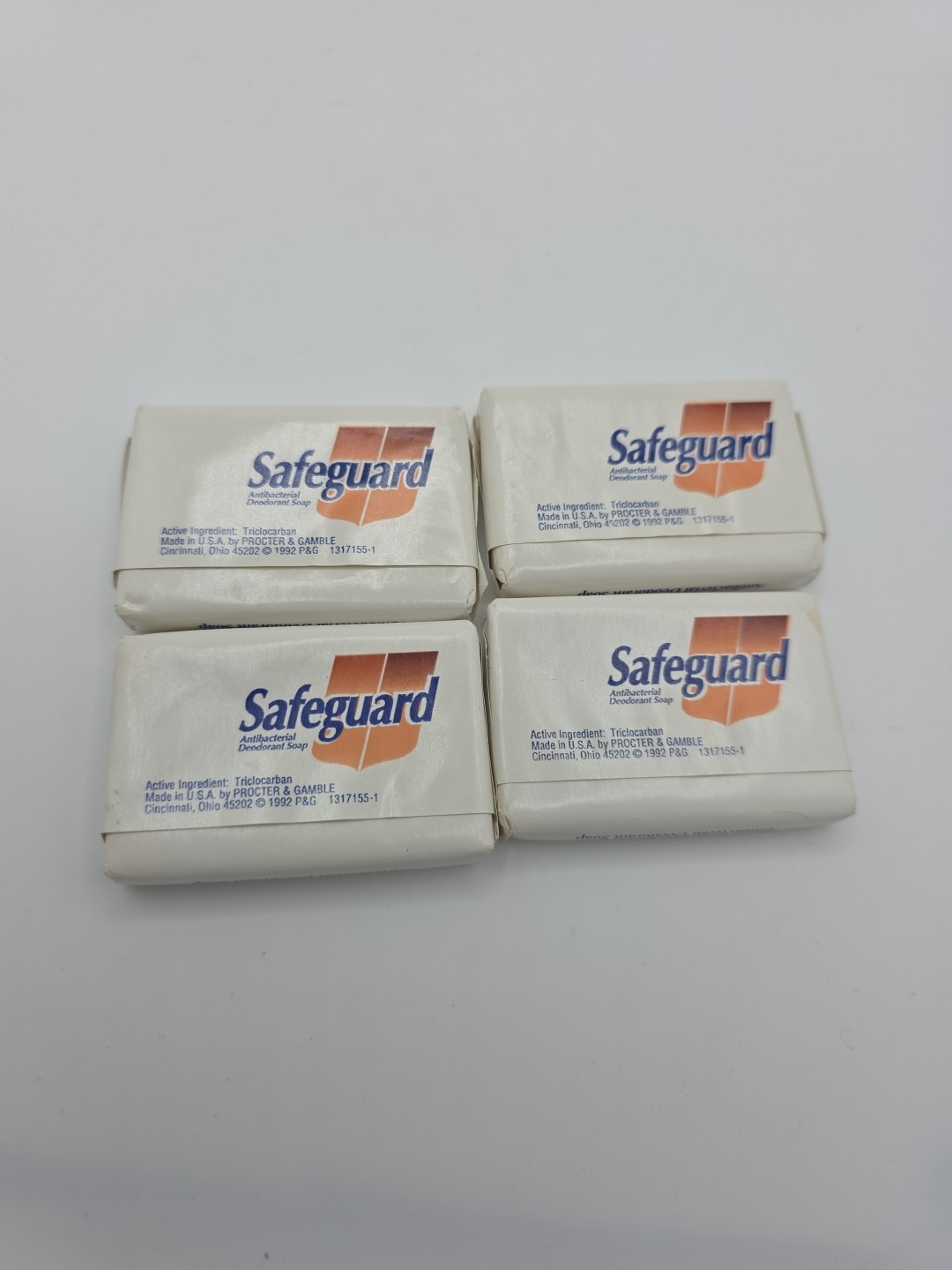 4 Mini Bars Safeguard Soap P&G NEW Antibacterial Deodorant Soap Vtg Travel NOS