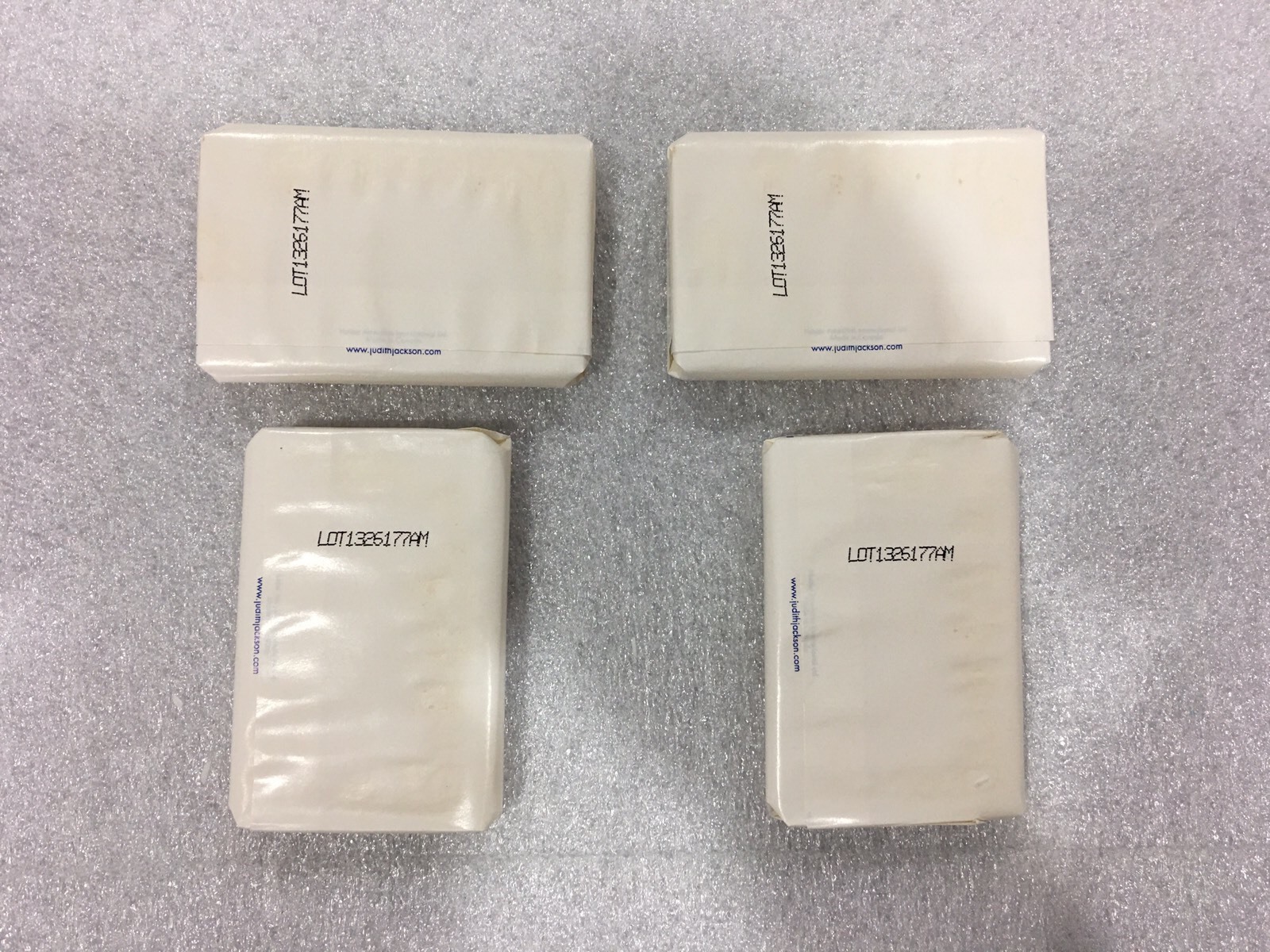 Hotel Judith Jackson Spa – Lot of 4 – Facial Bar Soaps With Vitamin E 1.25oz/Bar