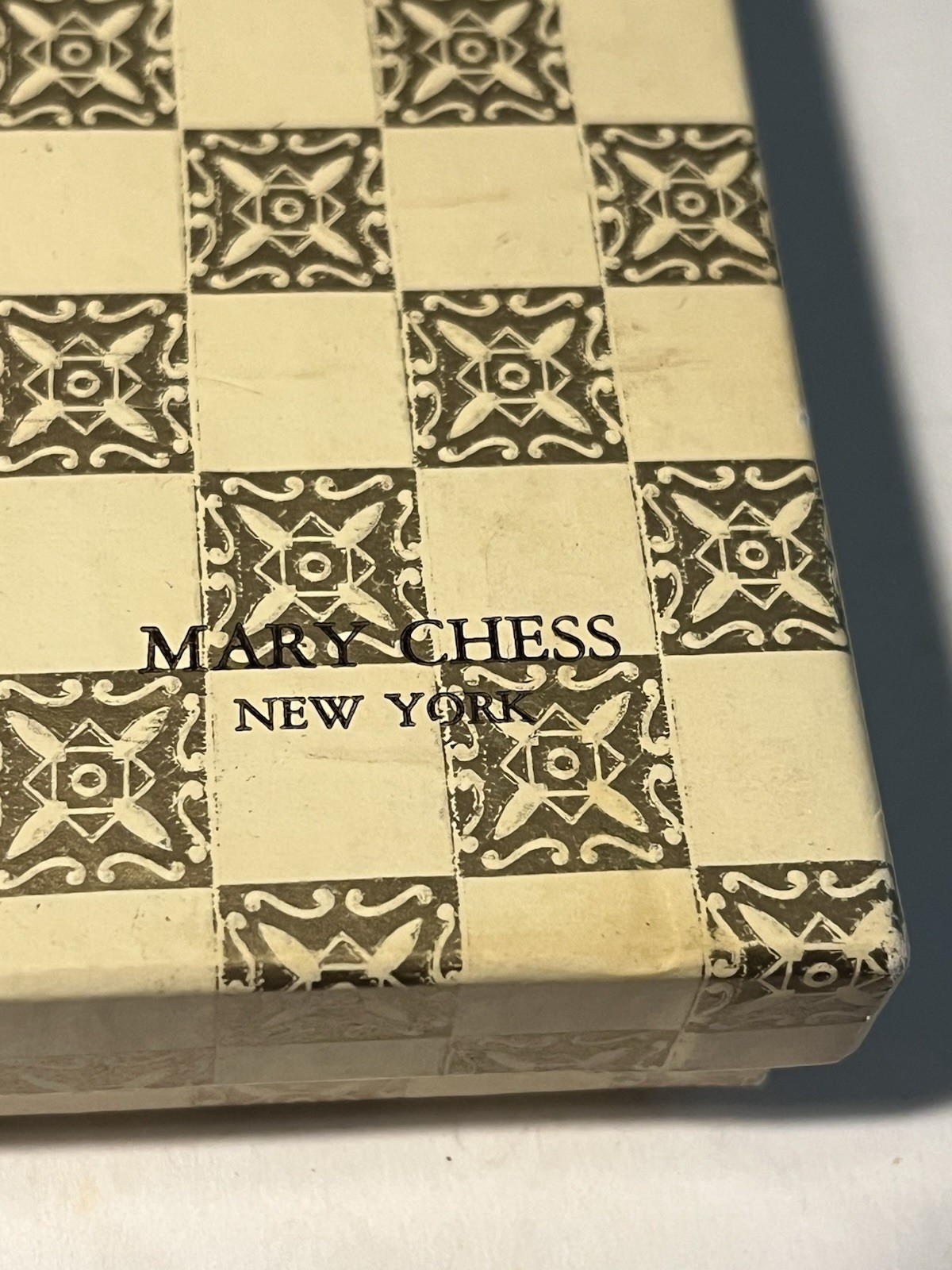 Vintage Box 6 – 1oz Bars Mary Chess New York Embossed STRATEGY New Sealed