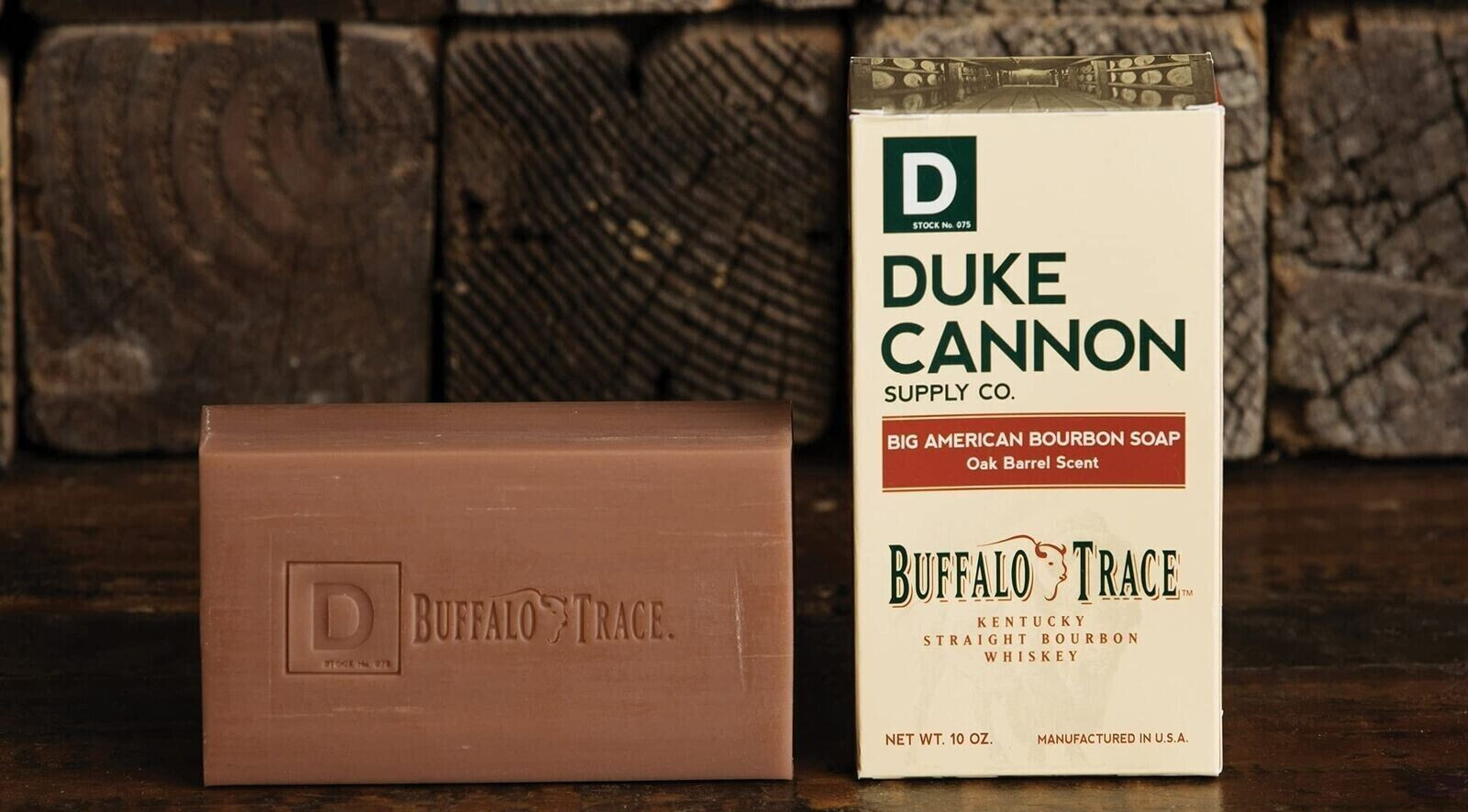 Duke Cannon Big American Buffalo Trace Bourbon Soap Men 10oz Benefits Vets Lot 4