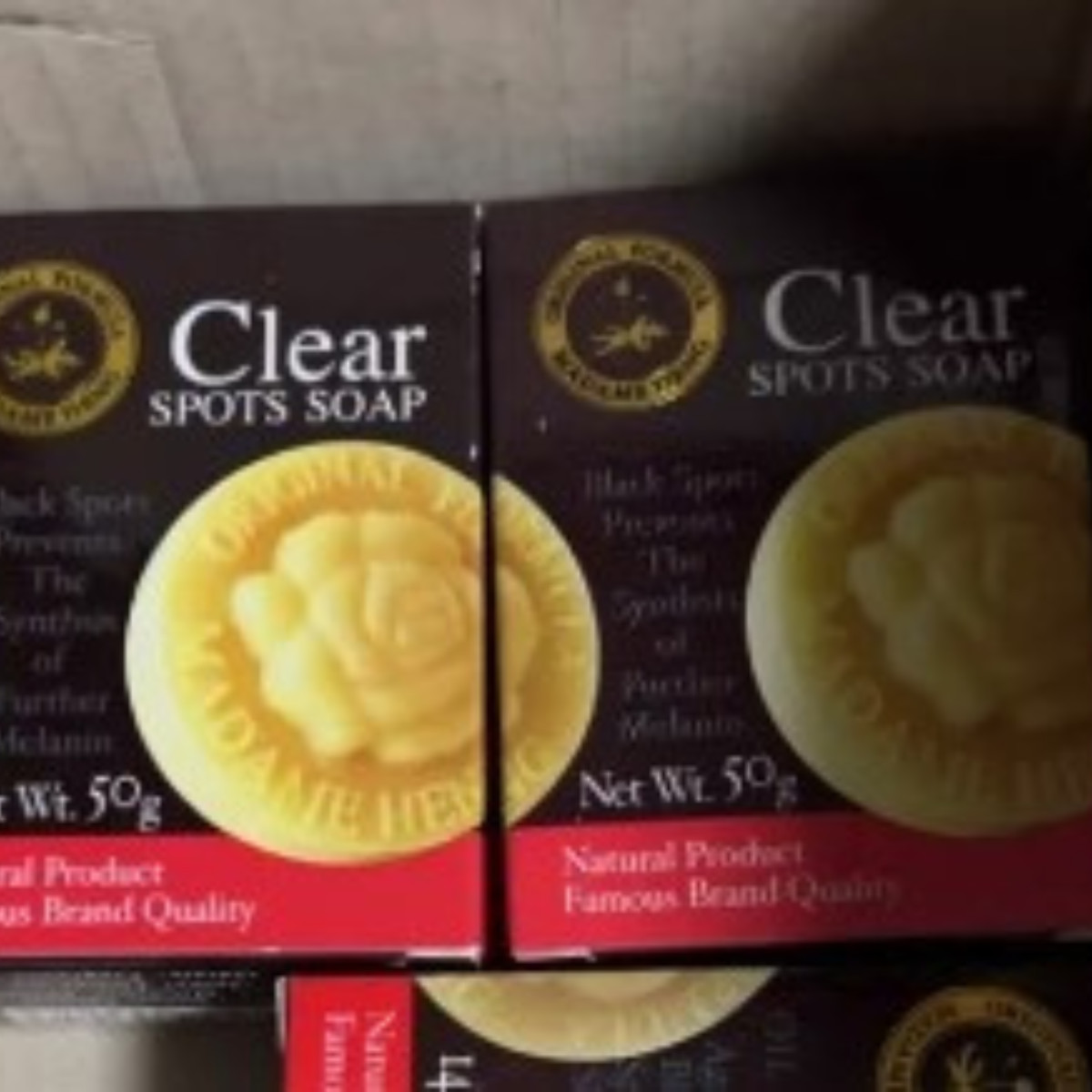 Soap Heng Madame Clear Spots Natural Herbal Acne White Skin Lightening White x 6