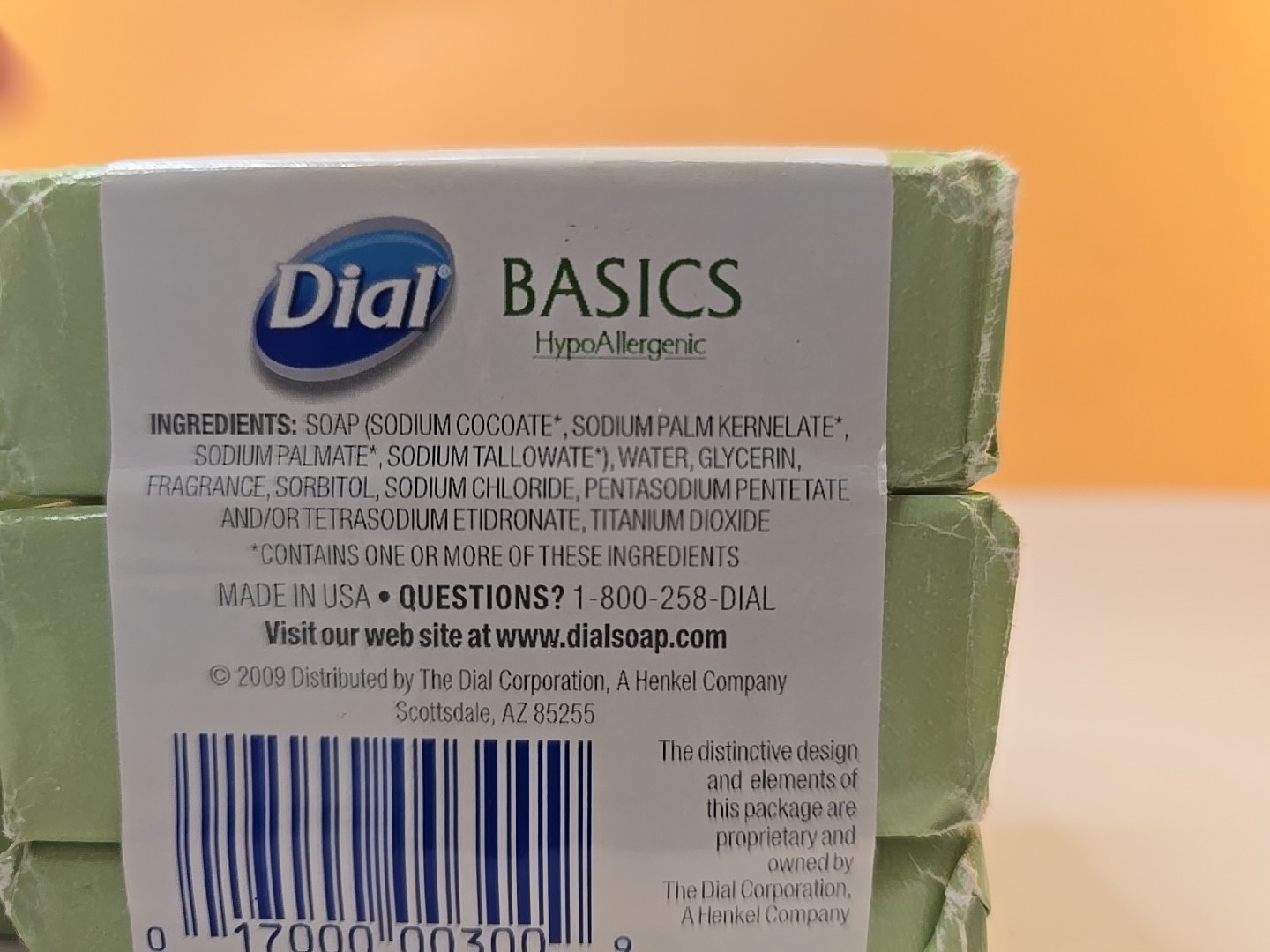 Dial Basics Hypoallergenic Bar Soap Lot Of 5 NEW SEALED Discontinued
