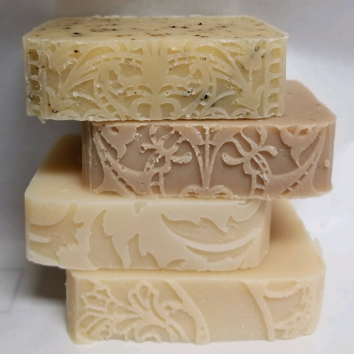 Handmade Cherry Almond Goat Milk Soap, + samples, ships fast