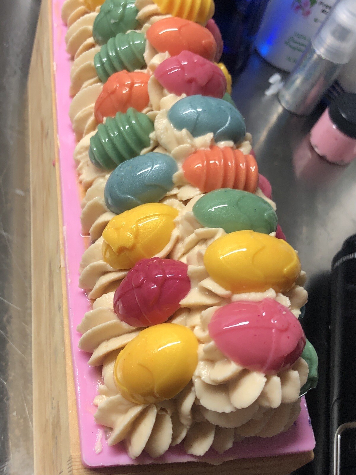 Colorful Eggs cold process artisan soap natural handmade With Oatmeal Clay 6.5oz