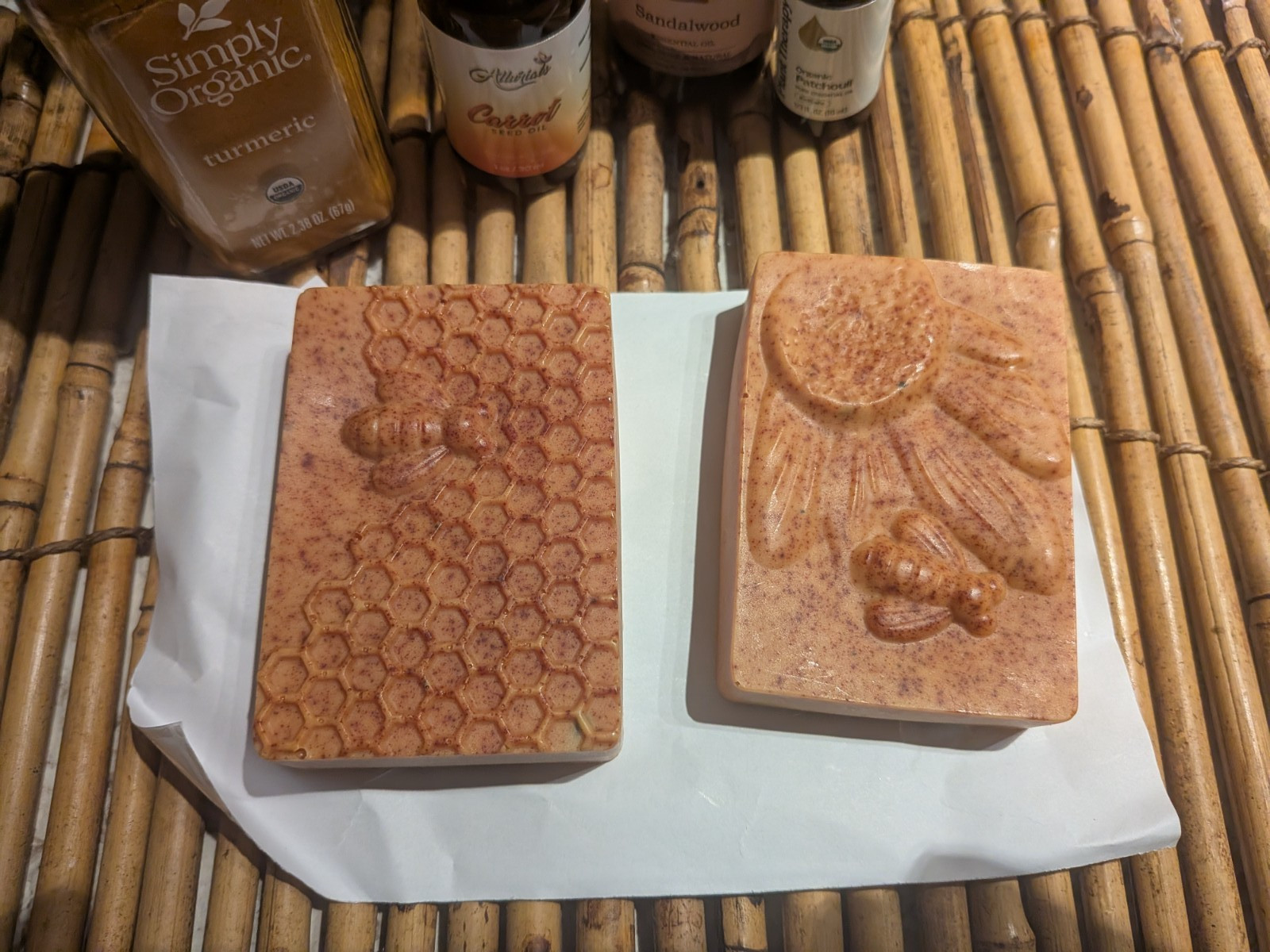 Rooted Radiance Organic Soap Carrot Sandalwood- Patchouli Turmeric