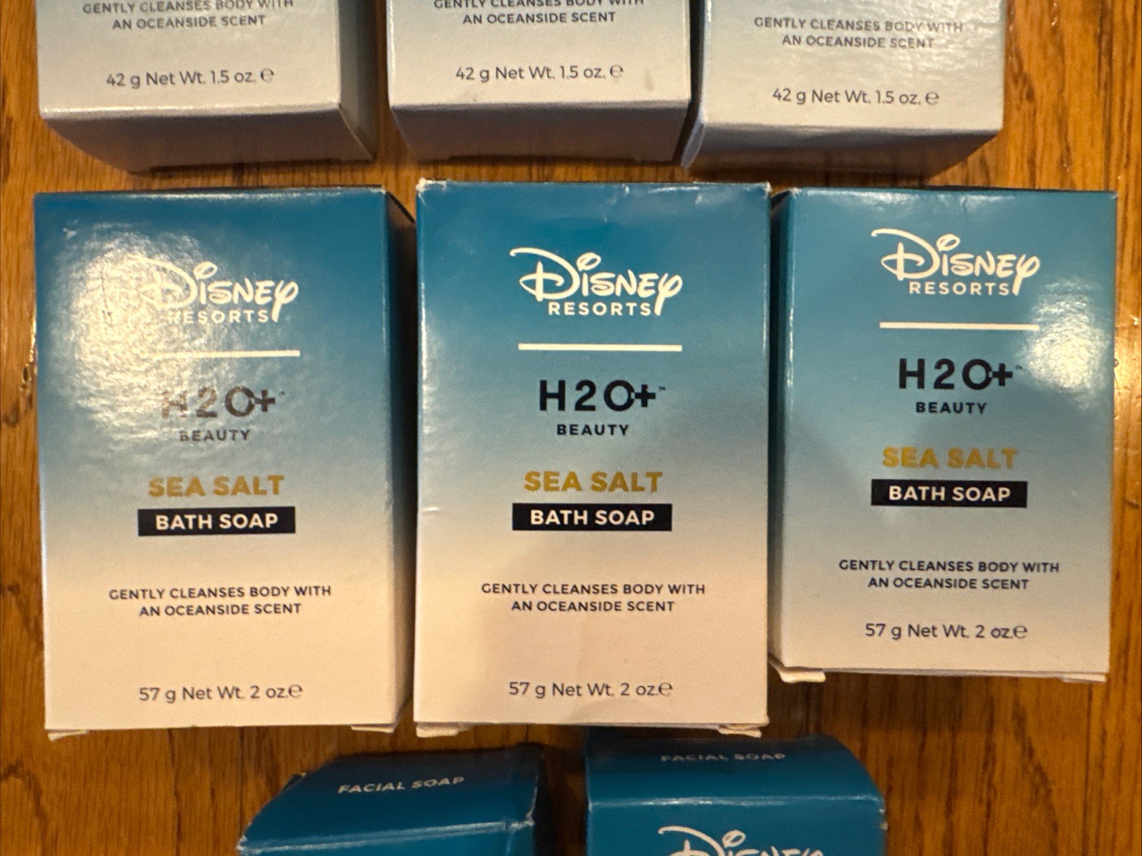 Lot of 15 Disney Resorts H2O+ Sea Salt Bath & Facial Soap Bars & Lotion -Sealed