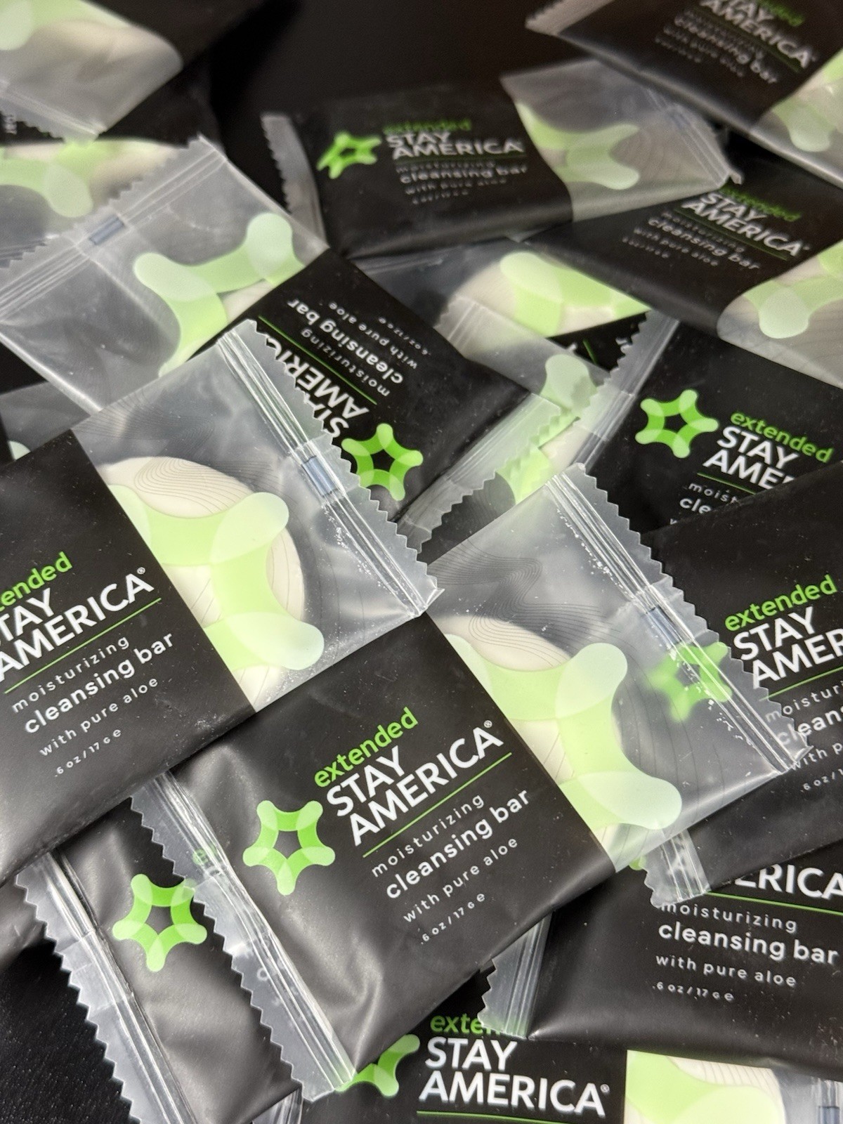 50 X Extended Stay Hotel White Tea Cleansing Bar Soap .6 Oz – Travel Hotel Lot