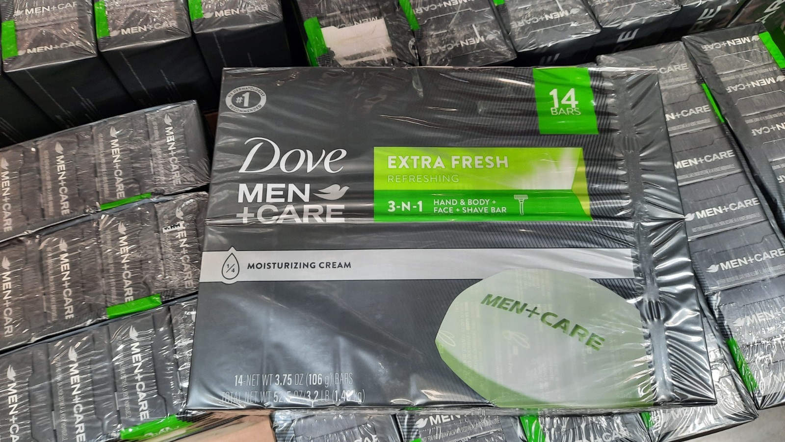 Dove Men + Care Body and Face Bar Soap, 3.75 oz. 14 ct. Free Shipping