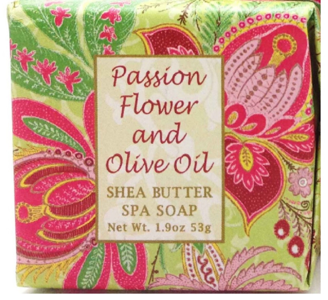 Greenwich Bay 1.9oz Soap, Passion Flower & Olive Oil – Set of 4 (R5H023)