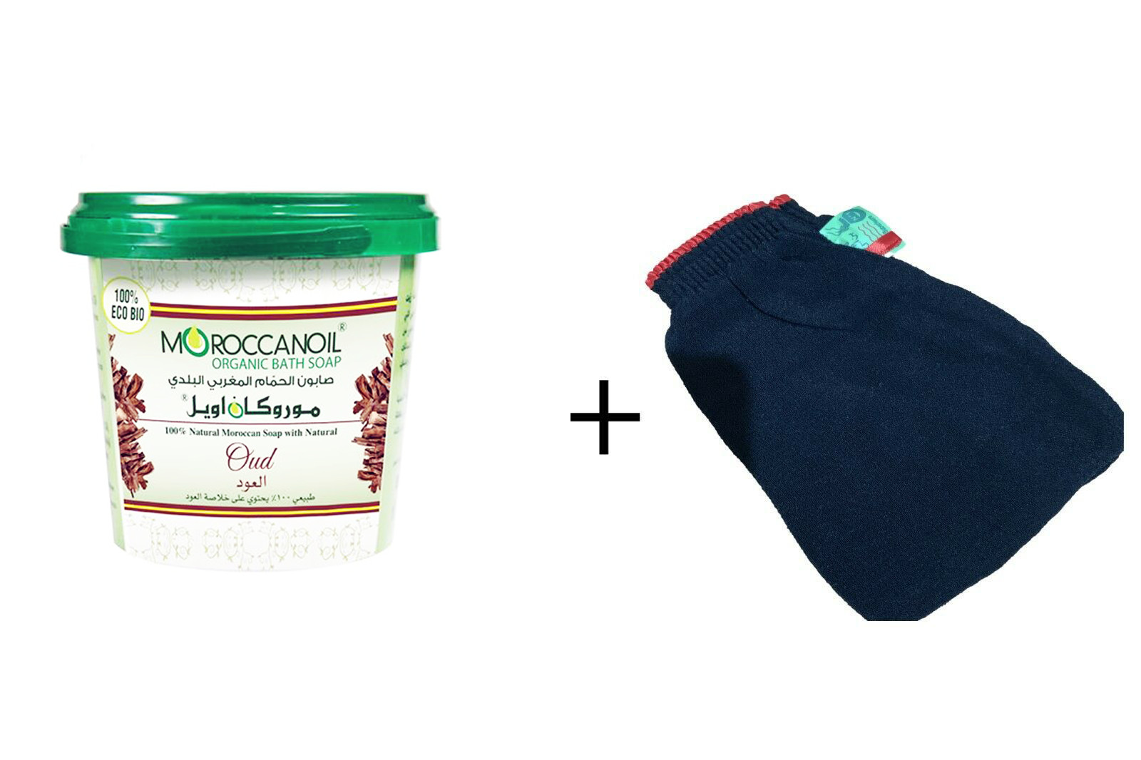 MOROCCOANOIL Bath Soap 100% Natural Moroccan Bath Soap with Oud 850g.