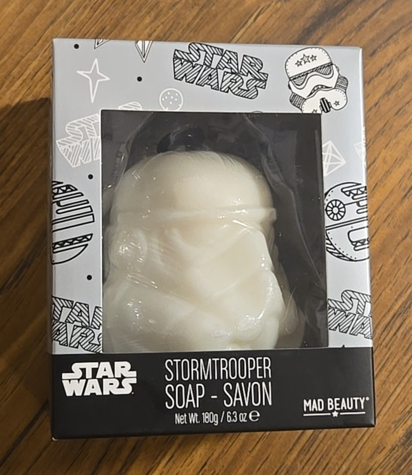 Star Wars Storm Trooper Soap On A Rope Cedarwood & Lime Fragrance *Sealed*