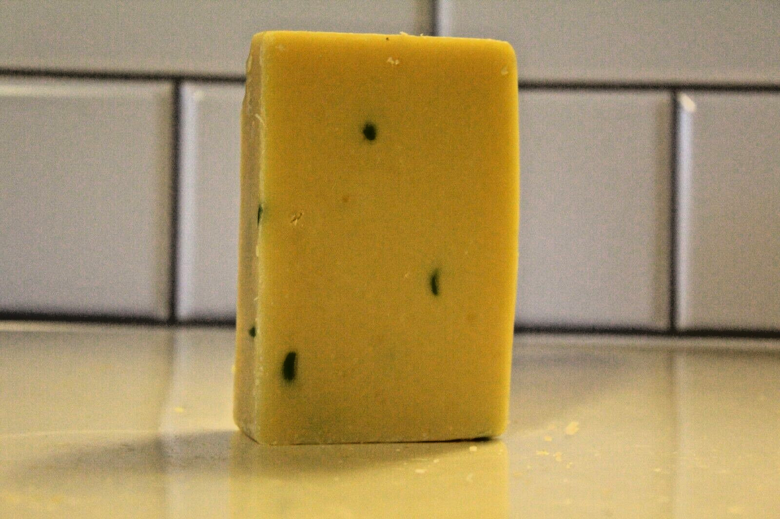 Handmade Tangerine Grapefruit Cold Processed Soap Bar -Free Shipping