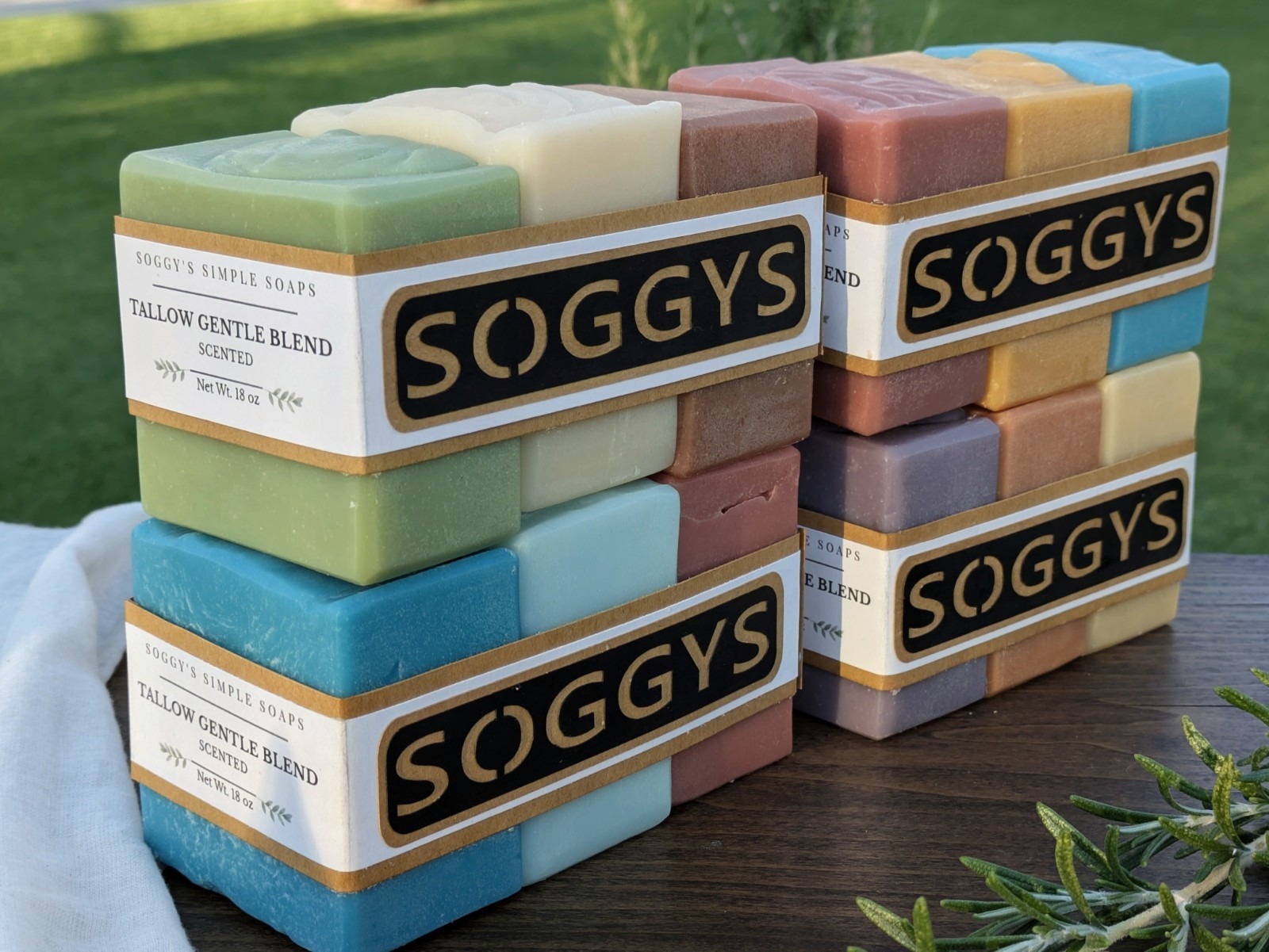 12 Bar Handmade Tallow Soap Variety Bundle – Choose Your Scents Natural Soap