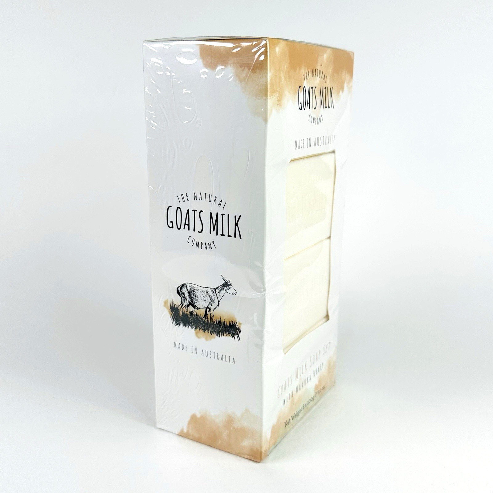 The Natural Goats Milk Co Goats Milk 8 Bars Soap Manuka Honey Made In Australia