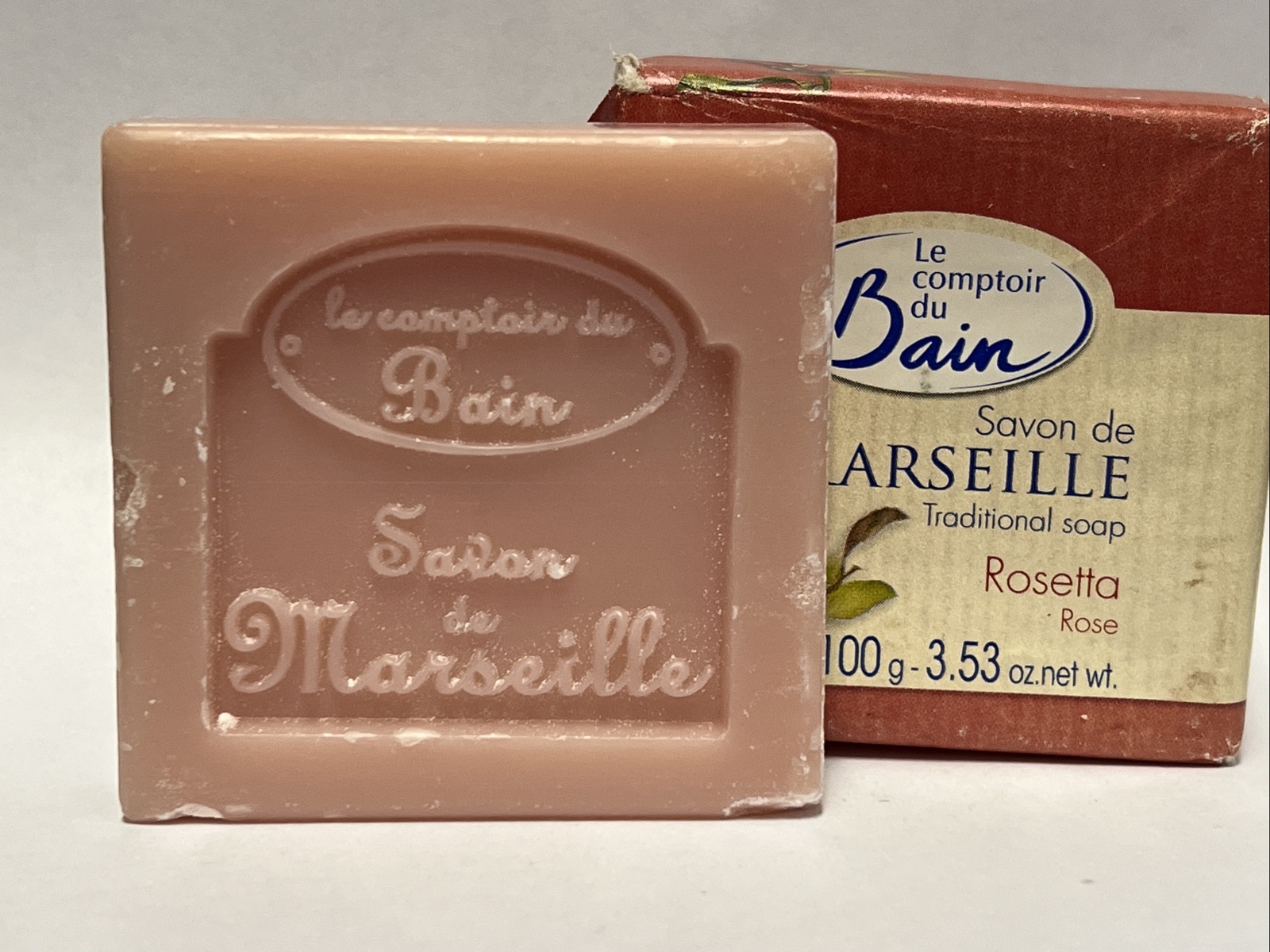 Savon de Marseille Traditional Soap Rosetta 72% Vegetable Oil (Pack of 6)