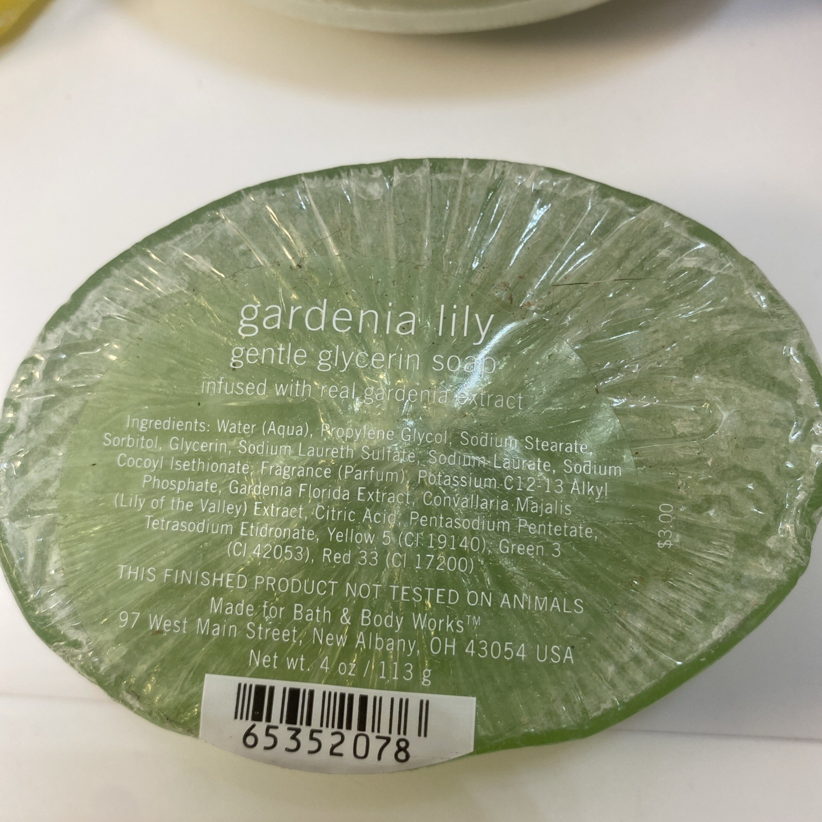 6 Bath & Body Works Soap Gardenia Lily Green Tea Cucumber White Ginger Amber NEW