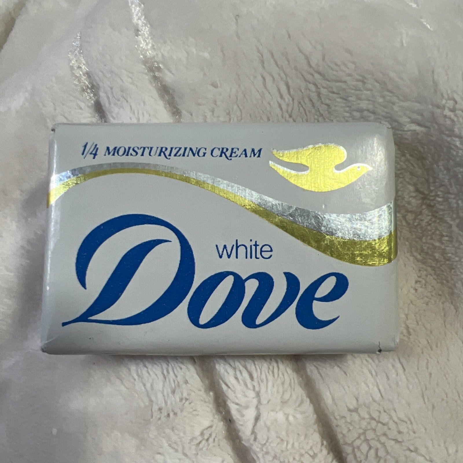Vintage White Dove Bar Soap Bath 1/4 Moisturizing Cream 1.5oz NOS Made In USA