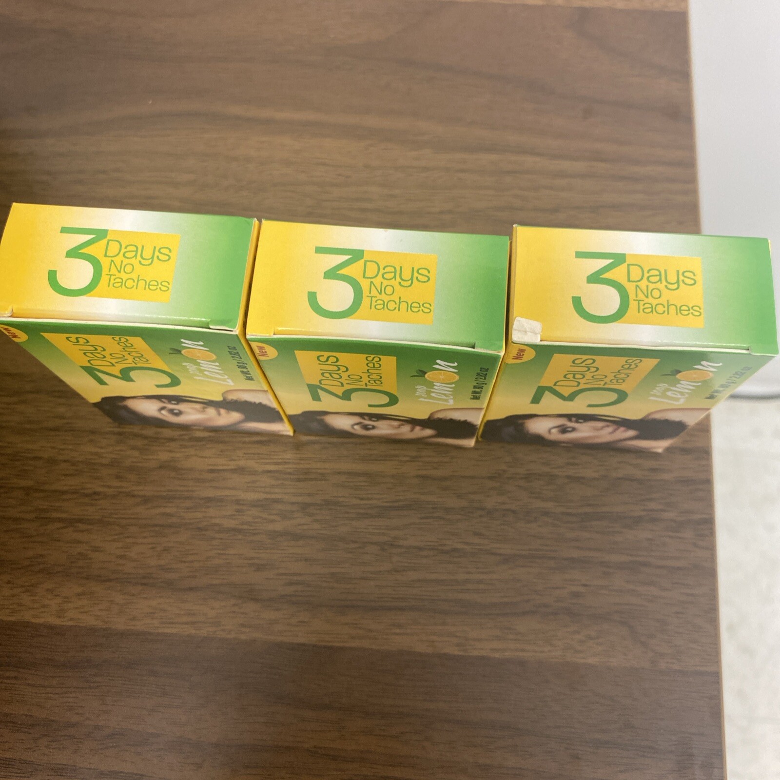 3 Days No Tactes Lemon Soap (80g/ 2.82oz Each) Pack Of 3
