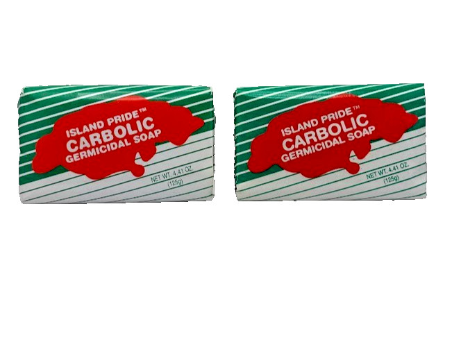 Island Pride Carbolic Soap Germicidal Antiseptic Bar 4.41 oz ( Pack of 2)