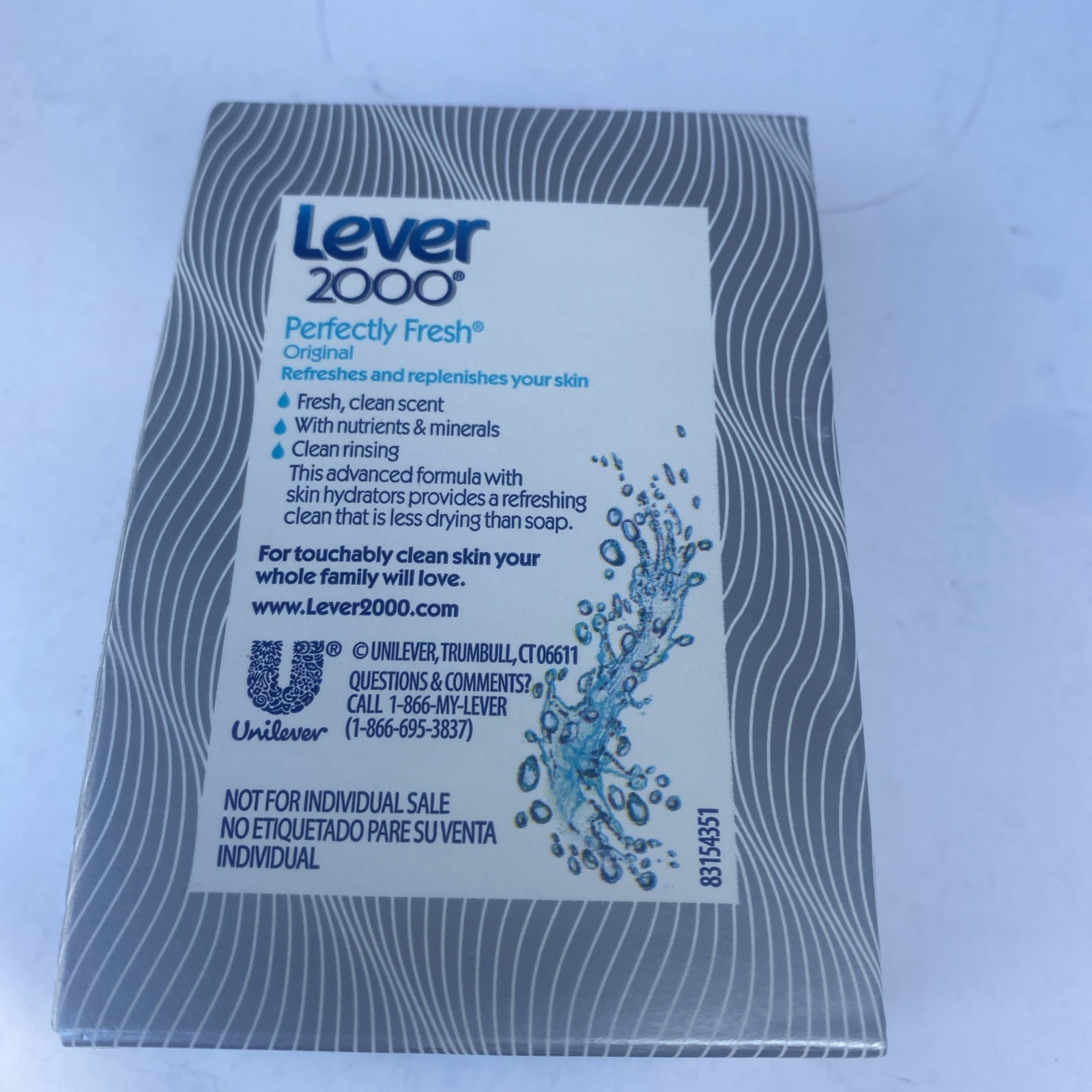 Lever 2000 Original Bar Soap 4oz – LOT OF 6 – Perfectly Fresh – Full Size Bar